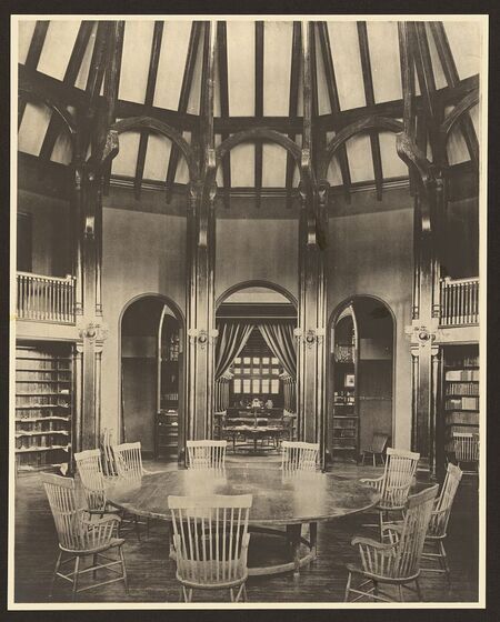 digitized image of [Reading Room, Billings Memorial Library, University of Vermont, Burlington, Vermont]