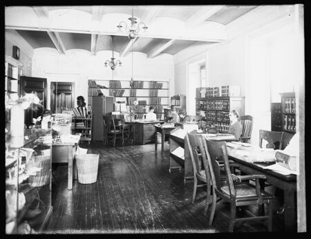 digitized image of Reading room for blind, Library of Congress, [Washington, D.C.]